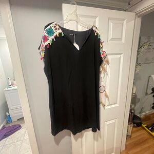 Never worn black tassel dress